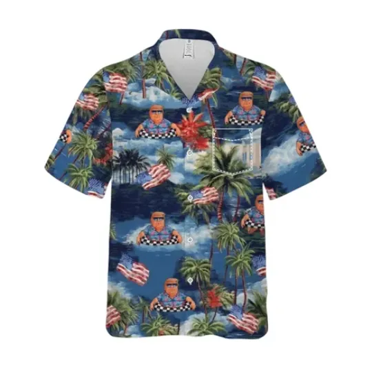 Discover Let8217s Go Party With Donald Trump Hawaiian Shirt