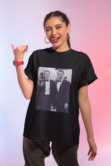 Discover Brad Pitt and Leonardo DiCaprio Vintage Style Shirt