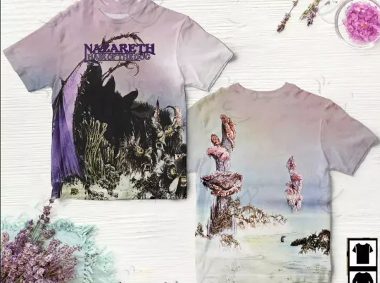 Discover Nazareth Rock Band Hair Of The Dog Album Cover AOP 3D T-shirt