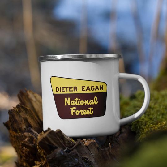 Discover Dieter Eagan National Forest Camper Mug