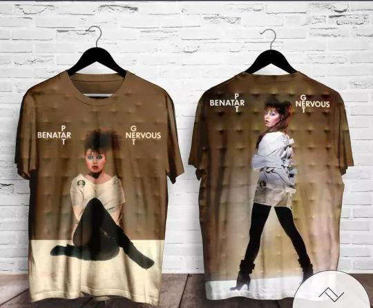 Discover Pat Benatar Get Nervous Album Cover AOP 3D T-shirt