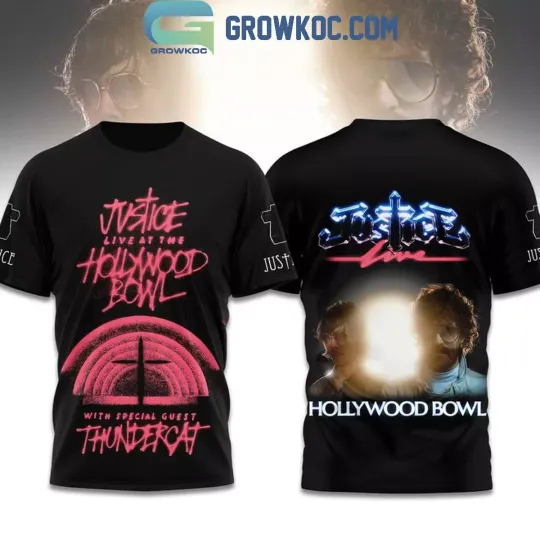 Discover Justice Live At The Hollywood Bowl With Thundercat Tour 3D T-Shirt