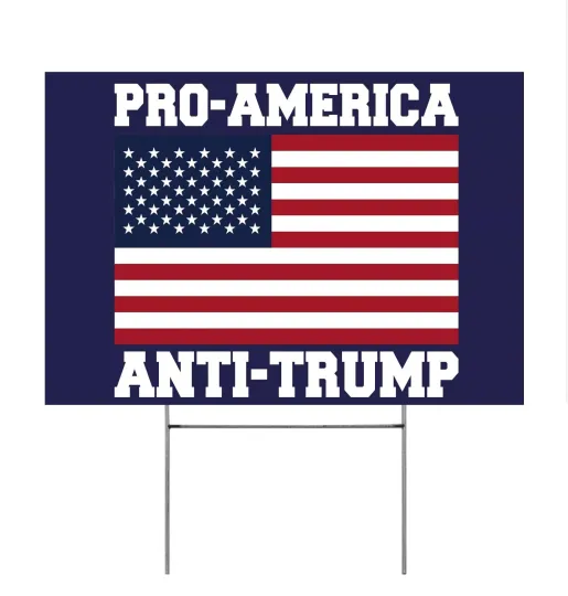 Discover Anti Trump Yard Signs 2024 Yard Sign Pro-Biden Anti-Trump Sign Lawn Biden Trump