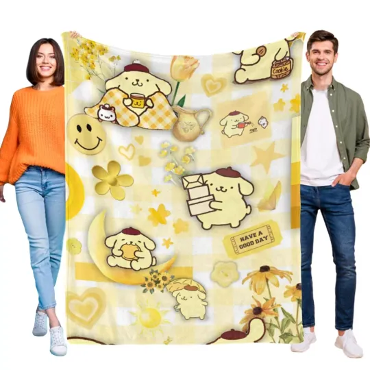 Discover Pompompurin Throw Blanket Gifts