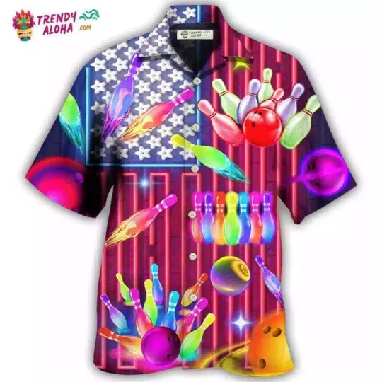Discover Bowling Independence Day Stunning Hawaiian Shirt