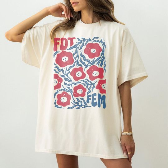 Discover Subtle FDT FEM Shirt, Anti Trump Shirt, Anti Musk Shirt, Feminist Shirt