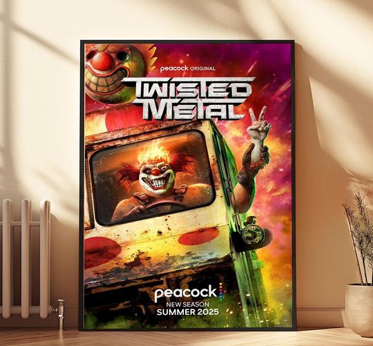 Discover Twisted Metal (2025) Movie Poster,  Wall Art Decor Poster