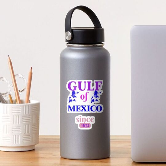 Discover Gulf of Mexico Sticker, Summer Viber for Beach Lovers Sticker