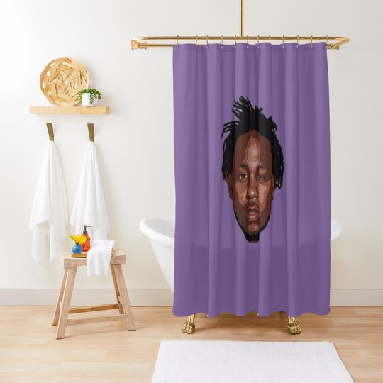 Discover Kendrick Minimal Face Shower Curtain