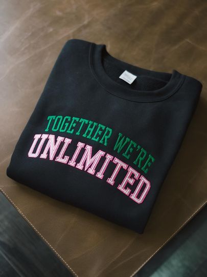 Discover Wicked Embroidered Sweatshirt, Together we're unlimited Sweatshirt Wizard of Oz Sweatshirt