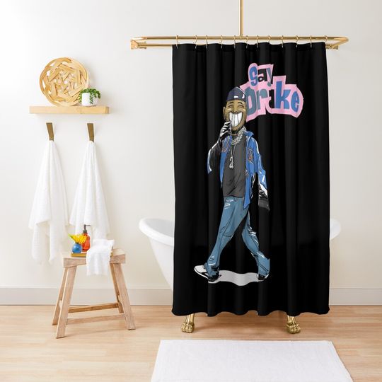 Discover Kendrick Lamar Say Drake - SAY DRAKE Meme Shower Curtain