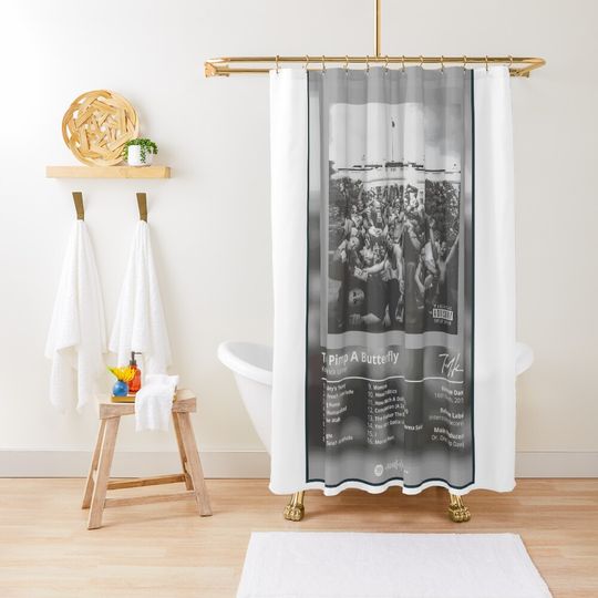 Discover Kendrick Lamar - To Pimp A Butterfly Album Cover Shower Curtain