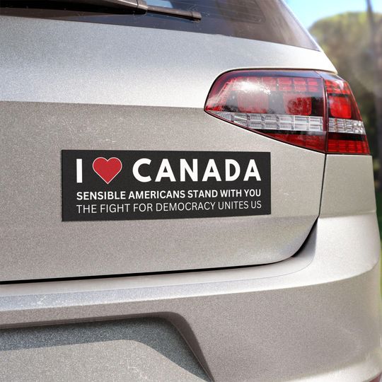 Discover I Love Canada Car Magnet, Bumper Magnet, Magnet, Anti Trump Magnet
