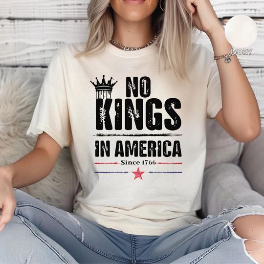Discover No Kings in America Shirt, Equal rights, Protest Shirt, Anti Trump Shirt, Anti MAGA