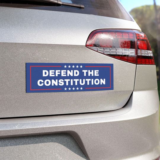 Discover Car Magnet, DEFEND THE CONSTITUTION, Activism Car Accessories