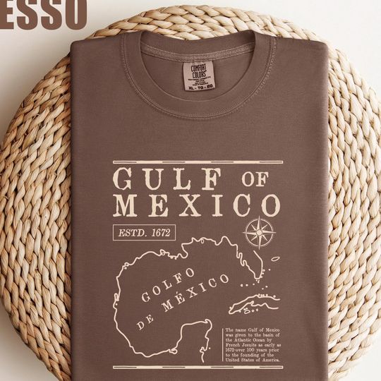 Discover Gulf Of Mexico Shirt, Comfort Colors Shirt, Funny Liberal Shirt, Anti-Fascist Shirt