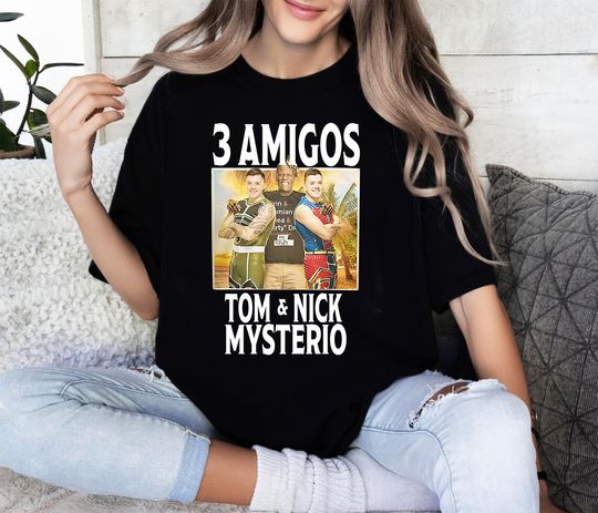 Discover Tom And Nick Mysterio T-Shirt Amigos Tom And Nick Mysterio Shirt
