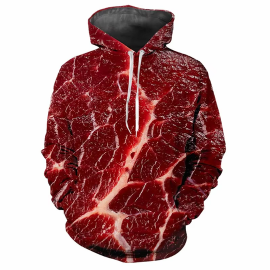 Discover Yummy Food Popcorn 3d Printed Men Hoodies