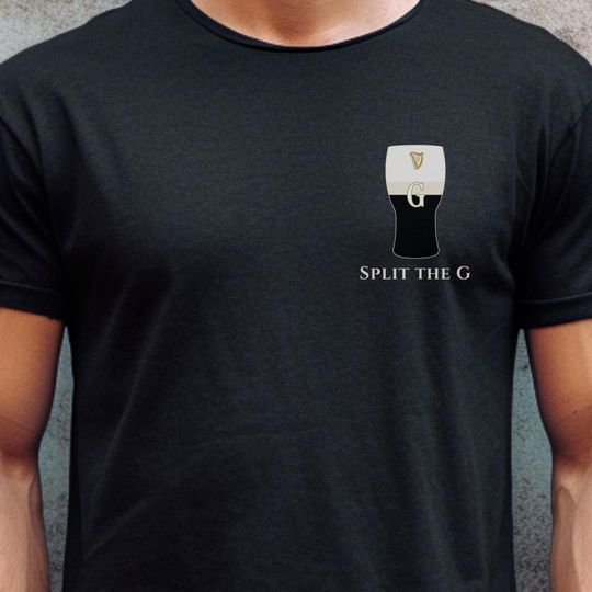 Discover Split the G T-Shirt - Gear Up for the Ultimate Irish