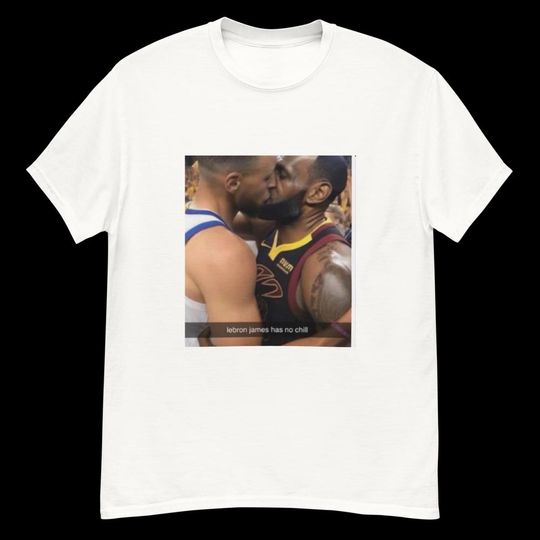 Discover LeBron and Steph Kissing funny T-shirt