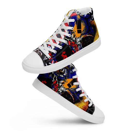 Discover Womens high top canvas shoes shine down Tour 2023
