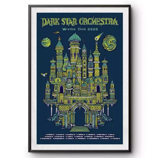 Discover Dark Star Orchestra Winter Tour 2025 Limited Edition Poster Print