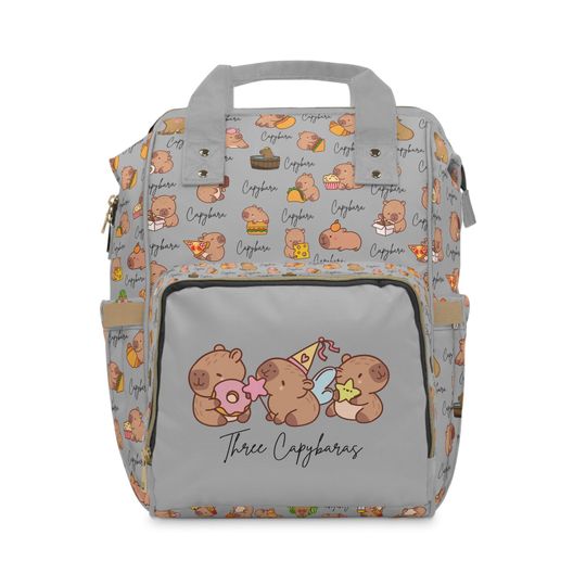 Discover Cute Capybara Diaper Backpack, Baby Diaper Bag