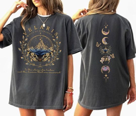 Discover Velaris City Of Starlight Two-Sided Shirt, The Night Court, SJM Merch Shirt