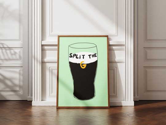 Discover Split the G Guinness Drinking Game Only Pub Perfect Gift
