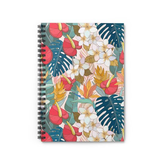 Discover Spiral Notebook - Ruled Line, Journal, Jungle Floral