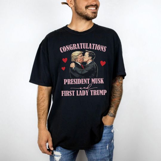 Discover Funny Anti Trump Musk Tee, Liberal Leftist Feminist Activist