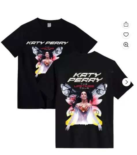 Discover The Lifetimes Tour 2025 T-Shirt Katy Perry The Lifetimes Tour 2025 Shirts