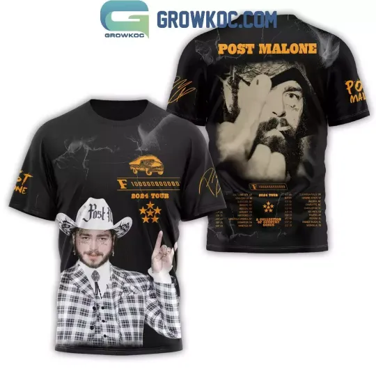 Discover Post Malone F 1 Trillion 2025 Tour Fan 3D T-Shirt
