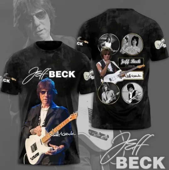 Discover Unisex 3D Jeff Beck Shirt Jeff Beck Singer hot shirt 3d