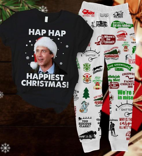 Discover Funny Clark Griswold Christmas Pajamas, Christmas National Lampoon's Holiday Pajamas