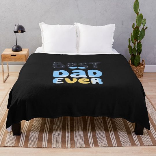 Discover Best Dad Ever Bandit Classic Blanket, BlueyDad Blanket