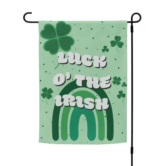 Discover Luck O' The Irish garden flag | St. Patrick's Day yard flag