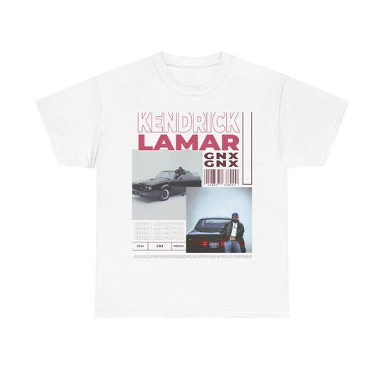 Discover Kendrick Lamar GNX Album Shirt, Vintage GNX Racing Shirt, Kendrick Lamar Shirt
