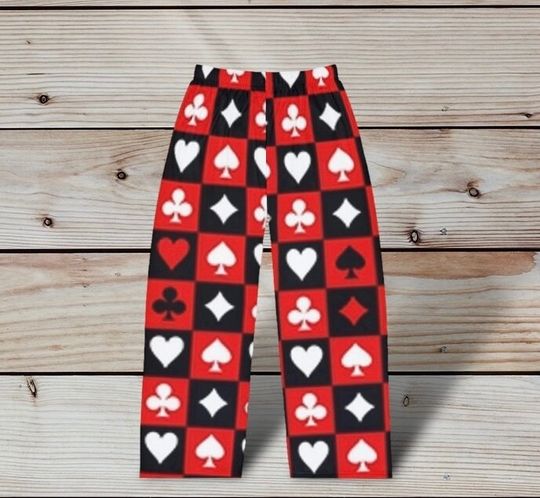 Discover Hearts spades diamond and club Pajama Pants