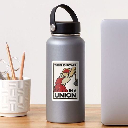 Discover There Is Power in a Union (Vector Recreation) Sticker