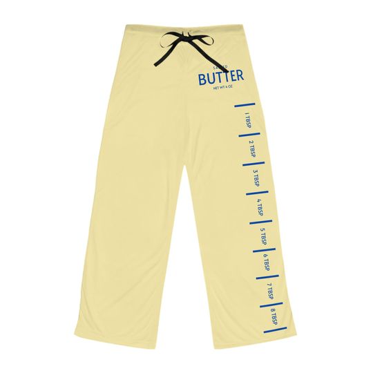Discover Funny Butter Pajama Pants for Foodies, Bakers, Chefs, Butter Lovers