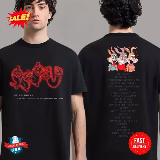 Discover Some Sexy Songs 4 You Drake And Partynextdoor  Logo And Album T-Shirt