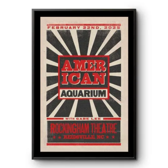 Discover Poster American Aquarium Show February 22 2025 In Reidsville NC