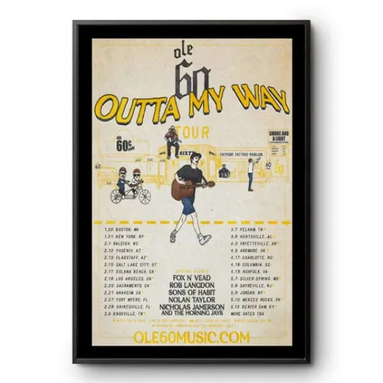 Discover Poster Ole 60 Outta My Way Tour 2025