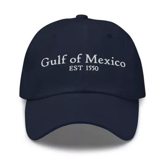 Discover Gulf of Mexico Est 1550 Hat Embroidered, Established 1550 Baseball Cap