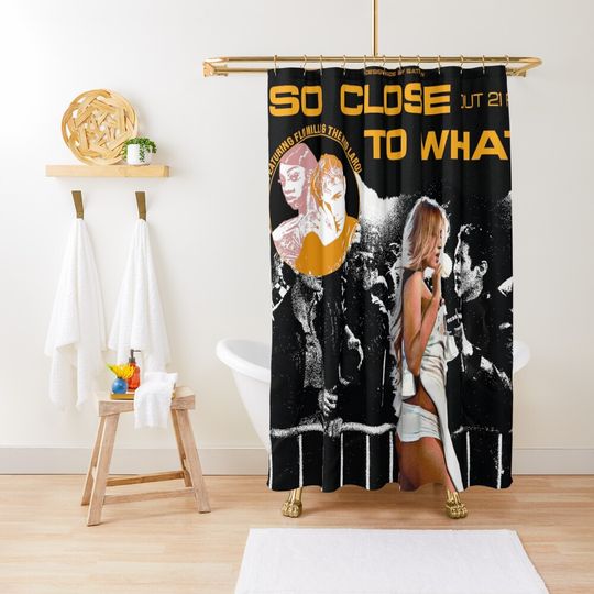 Discover So Close To What concept art Shower Curtain