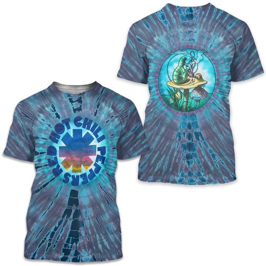 Discover Red Hot Chili Peppers  Store Rhcp X Freaktopia Tie Dye Shirt Ocean