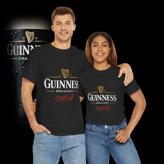 Discover Guinness T-Shirt | Vintage Beer Logo Shirt