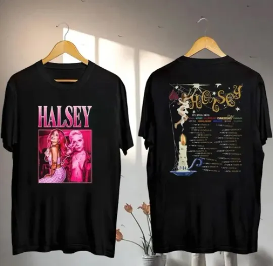 Discover Halsey Concert Graphic Tee, Halsey For My Last Trick The Tour 2025 Shirt