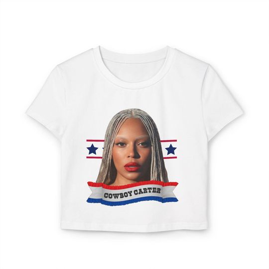 Discover Cowboy Carter Women's Baby Tee - Trendy Crop Top for Casual Style